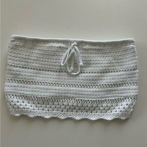 Hollister Knit White Tube Top